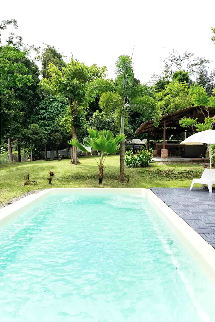 Poolside area for families and guests