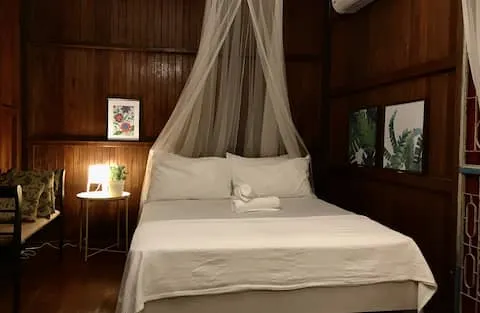 Guest bedroom at the retreat